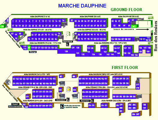 Map of Dauphine
