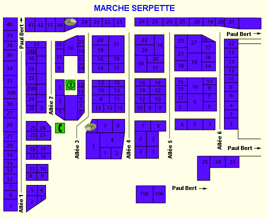 Map of Serpette